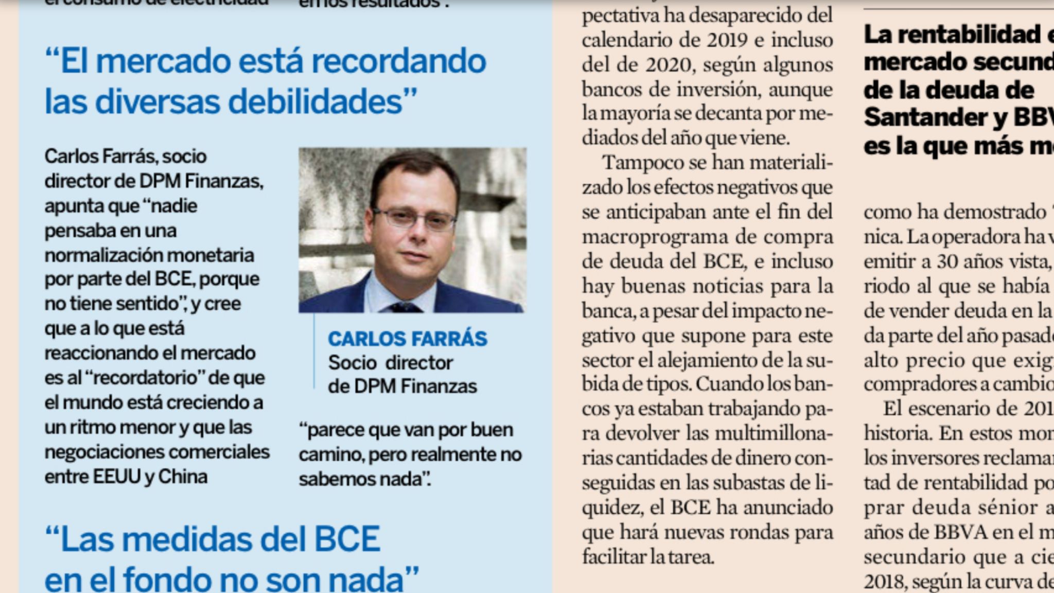 Carlos Farrás en Expansión